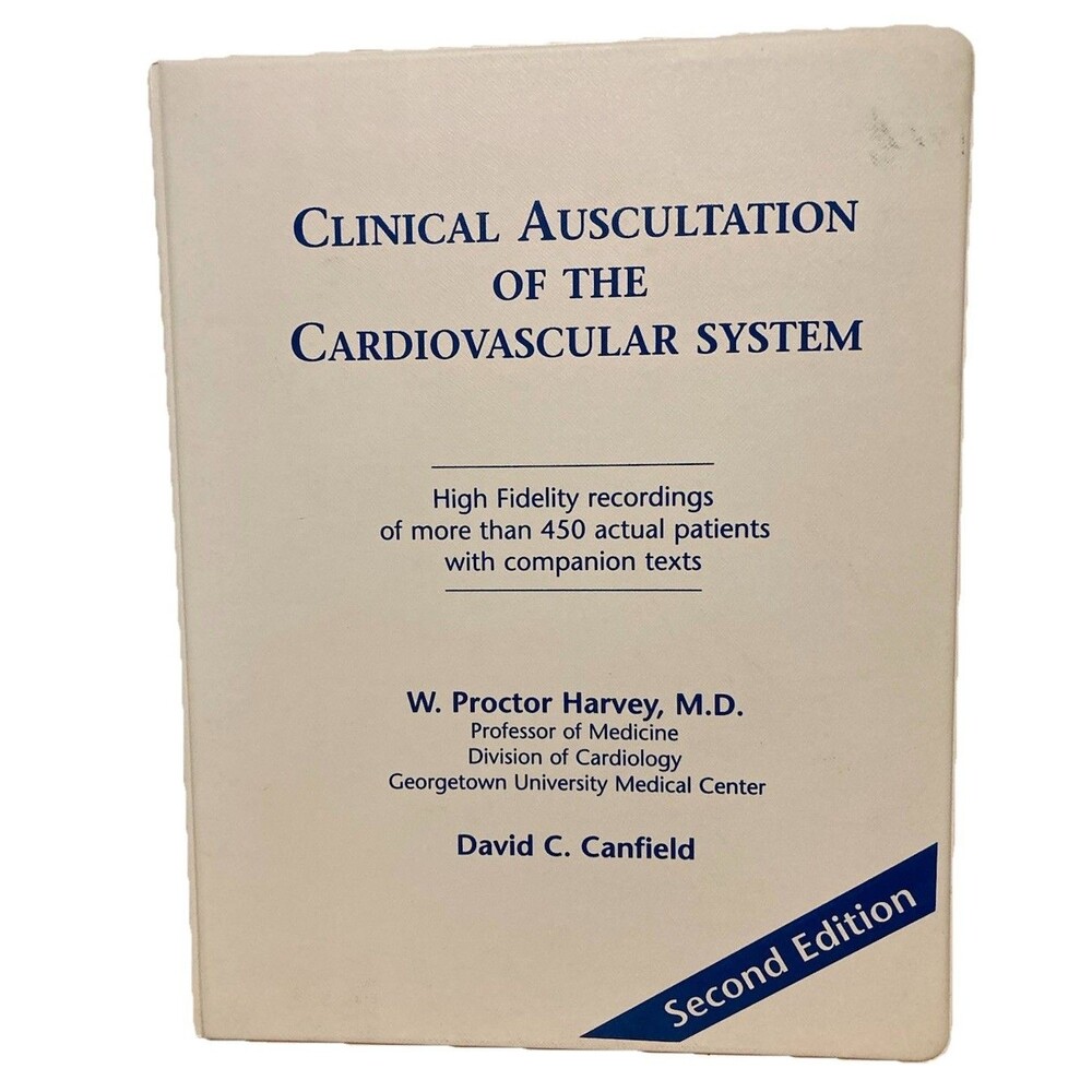 Clinical Auscultation of the Cardiovascular System, 2nd Ed. (Cassette 1989) - GC